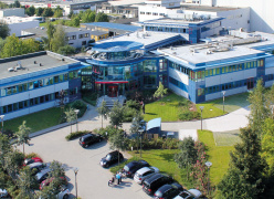 Aerial view of the Stern-Technology Center in Ahrensburg, Germany