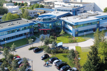 Aerial view of the Stern-Technology Center in Ahrensburg, Germany