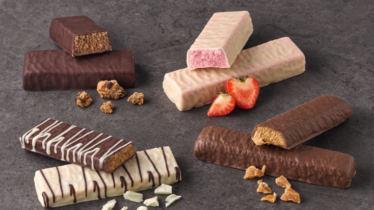 Selection of protein bars in differnt tastes.