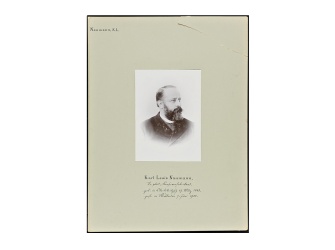 Portrait of the founder of OlbrichtArom: Karl Louis Naumann